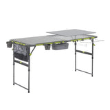 CORE 5ft Prep & Cook FlexRail Table - Rust-resistant Steel Frame & Grilling Surface