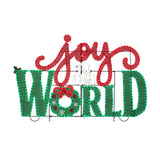 Member’s Mark 5' Pre-Lit Joy to the World Sign with 699 Twinkling LED Lights