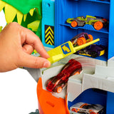 Hot Wheels City Ultimate T-Rex Garage Playset with 4 Levels, 50+ Car Storage & 2 Die-Cast Cars