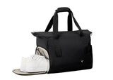 TESPORT 2-in-1 Convertible Black Pickleball Bag – Removable Paddle Sleeve, Shoe Compartment & Tote Design