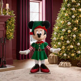 Disney 4 ft. Animated Interactive Holiday Minnie Mouse with Motion Sensor and Sound