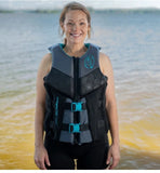 Hyperlite Women’s Life Vest - USCG Approved Lightweight Watersports Buoyancy Aid with FreeMotion Technology
