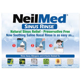 NeilMed Sinus Rinse Kit – 2 Squeeze Bottles, 250 Premixed Saline Packets & NasaMist Saline Spray