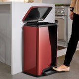 Tramontina 13 Gal 50L Kitchen Step Trash Can, Soft Close Lid Removable Liner Bin