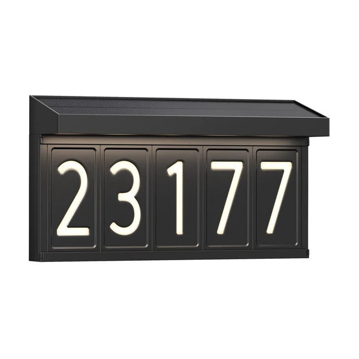 Artika Bowen Solar LED Address Light Set with Numbers, Letters, and P ...