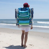 Tommy Bahama 5-Position Aluminum Folding Backpack Beach Chairs 2-Pack w/ Cooler