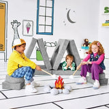 Yourigami Kids Convertible Play Fort Modular Foam Cushions
