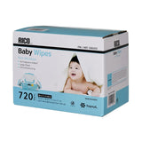 RICO Baby Wipes, Soft Pack With Easy Flip-Top Lid, 720-Count
