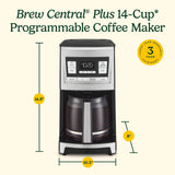 Cuisinart Brew Central Plus 14-Cup Programmable Coffee Maker, CBC-8500PC
