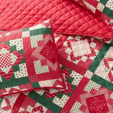 Holiday Market 8-pc Holiday Bedding Set, Comforter, Quilt, 4 Shams & 2 Pillows