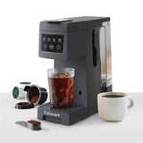 Cuisinart Single Serve Hot & Cold Brew Coffee Maker with Reusable HomeBarista XL Filter Cup