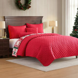 Holiday Market 8-pc Holiday Bedding Set, Comforter, Quilt, 4 Shams & 2 Pillows