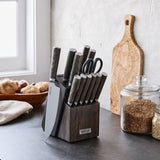 GreenPan 13-Piece Stainless Steel Knife Block Set – Chef, Santoku, Paring, Steak