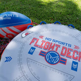 HO Sports Flight Deck 3-Person Towable Tube with TowPro Rope System & 12V Pump