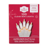 Holiday Time 21 Ft 100-Count Incandescent Mini Christmas String Lights, 2 Pack