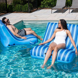 Aqua Oversized Floating Pool Chair for Adults, 45-Inch Air Mesh Pool Float