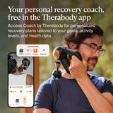 Therabody Theragun Sense 2nd Gen Massage Gun with LCD Guided Routines, 5 Speeds and 2 Attachments