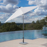 Sunvilla 10' Round Solar LED Market Umbrella