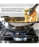 KitchenAid 15-Inch 5-Ply Clad Stainless Steel Wok
