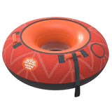 SnowFun Inflatable Snow Tube, 42.5" with Ergonomic Handles and Pull Leash