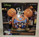 Disney Mickey & Friends Halloween Pumpkin House, Illuminated Sound Statue Decor