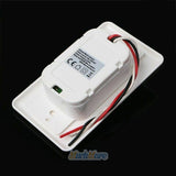 Automatic PIR Motion Sensor Light Switch, 180° Infrared Wall Switch, 110V