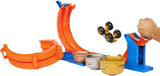 Hot Wheels Monster Trucks Loop and Flip Trophy Challenge Playset