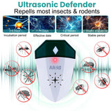 Pest Reject Pro Indoor Ultrasonic Pest Repeller, 3-Level Adjustable Frequency