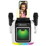 Singing Machine My Cube Studio Bluetooth Karaoke System with 2 Wireless Microph