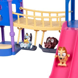 Bluey’s Playdate Playground Set – 24-Piece, 10 Figures, Slides, Swings, Sandbox