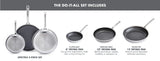 GreenPan Spectra Hybrid Ceramic Nonstick Frypan Set, 3-pc, Induction Compatible