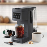 Cuisinart Single Serve Hot & Cold Brew Coffee Maker with Reusable HomeBarista XL Filter Cup