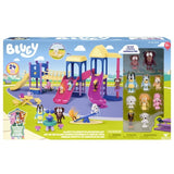 Bluey’s Playdate Playground Set – 24-Piece, 10 Figures, Slides, Swings, Sandbox