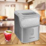 Frigidaire Crunch Countertop Nugget Ice Maker – 33 lbs Daily Ice Production with Stainless Steel Scoop