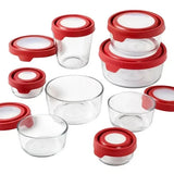 Anchor Hocking TrueSeal 16-Piece Glass Food Storage Container Set