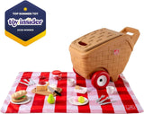 Step2 My First Picnic Basket Playset with 29-pc Play Food Set & Picnic Blanket