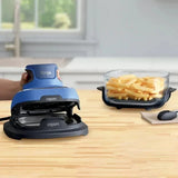 Ninja Crispi 5-in-1 Portable Glass Air Fry Cooking System, 3 Containers