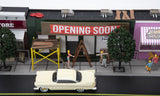 Main Street USA Block #1 Building! O SCALE O GAUGE Detailed with Lights, Trains!
