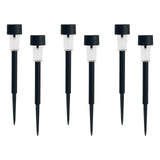 Mainstays Solar Powered LED Classic Column Pathway Light Set, 6 Count