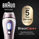 Braun Skin i-expert Pro 7 Smart IPL Women's Hair Removal System Kit with 3 Heads