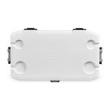 Igloo 70 QT Marine Ultra Ice Chest Cooler, White and Gray, 102-Can Capacity