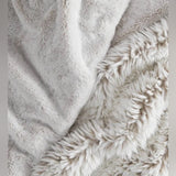 FRYE Arctic Luxe Faux Fur Throw, 60" × 70", 830 GSM Reversible Polyester Blanket