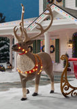 Home Accents Holiday 8.5 ft. Giant Pre-Lit LED Towering Reindeer Yard Décor