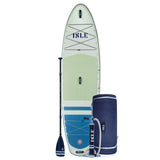 ISLE Pioneer 3 Inflatable Stand Up Paddle Board, 10'6" All-Around SUP