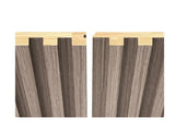 Artika Panolok Slat Wall Set, 8-pack Walnut Wood Slat Accent Panels
