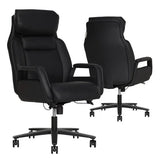 Barcalounger Merced Executive Office Chair, Ergonomic Leather Lumbar Support Desk