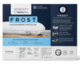 Serenity by Tempur-Pedic Frost Cooling Memory Foam Pillow, Standard Size, Medium