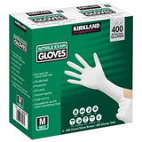Kirkland Signature 400-count Nitrile Exam Gloves - Powder-free and Non-sterile