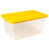 GreenMade 27-Gallon Clear Heavy-Duty Storage Bins with Lockable Lids, 8-Pack