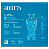 Brita Advanced Replacement Water Filters, 10-Pack for Brita Pour-Through Pitchers and Dispensers